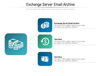 Exchange server email archive ppt powerpoint presentation file designs download cpb
