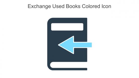 Exchange Used Books Colored Icon In Powerpoint Pptx Png And Editable Eps Format