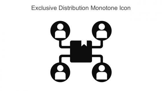 Exclusive Distribution Monotone Icon In Powerpoint Pptx Png And Editable Eps Format