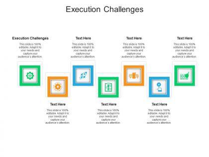 Execution challenges ppt powerpoint presentation infographic template gridlines cpb