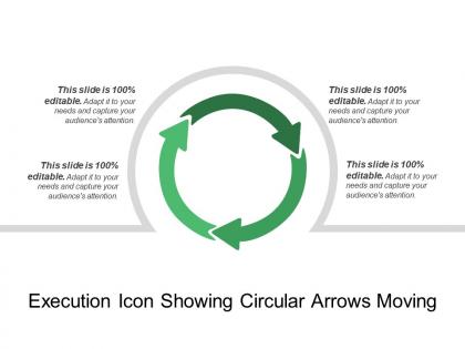 Execution icon showing circular arrows moving