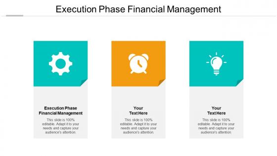 Execution phase financial management ppt powerpoint presentation icon objects cpb