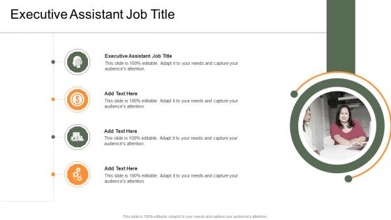Executive Assistant Job Title In Powerpoint And Google Slides Cpb