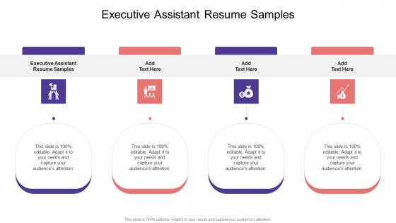Executive Assistant Resume Samples In Powerpoint And Google Slides Cpb