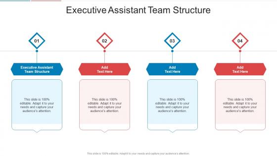 Executive Assistant Team Structure In Powerpoint And Google Slides Cpb