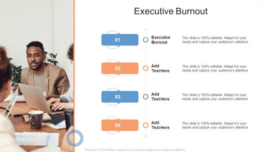 Executive Burnout In Powerpoint And Google Slides Cpb