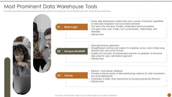 Executive Information System Most Prominent Data Warehouse Tools