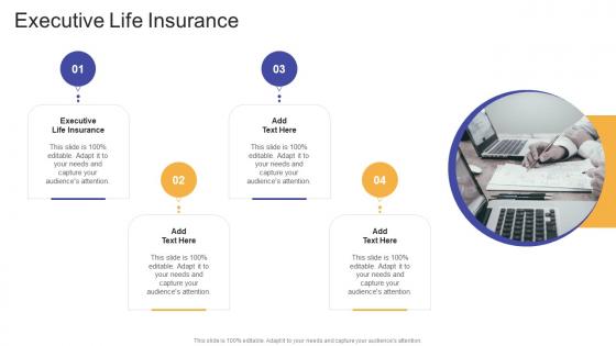 Executive Life Insurance In Powerpoint And Google Slides Cpb