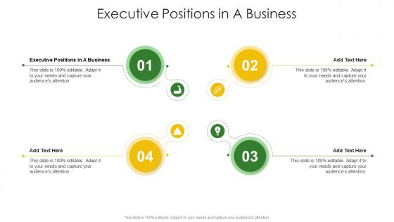 Executive Positions In A Business In Powerpoint And Google Slides Cpp