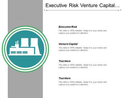 Executive risk venture capital business survey organizational change cpb