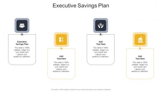 Executive Savings Plan In Powerpoint And Google Slides Cpb