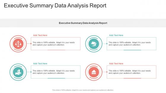 Executive Summary Data Analysis Report In Powerpoint And Google Slides Cpb