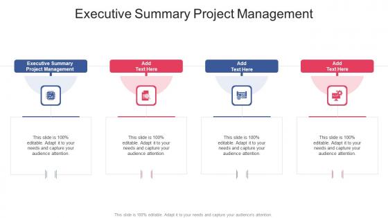 Executive Summary Project Management In Powerpoint And Google Slides Cpb