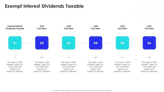 Exempt Interest Dividends Taxable In Powerpoint And Google Slides Cpb