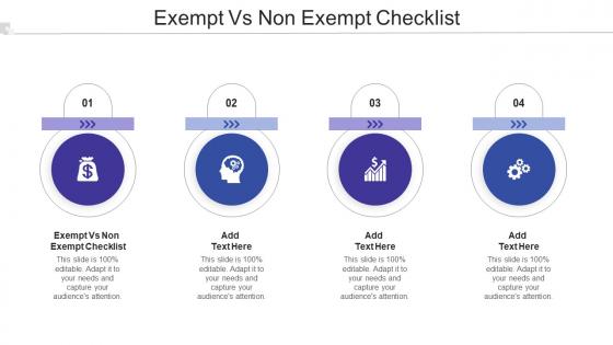 Exempt Vs Non Exempt Checklist In Powerpoint And Google Slides Cpb