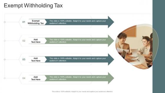 Exempt Withholding Tax In Powerpoint And Google Slides Cpb