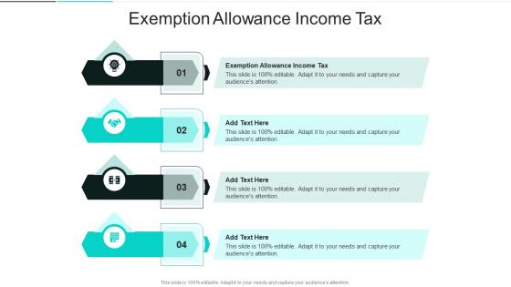 Exemption Allowance Income Tax In Powerpoint And Google Slides Cpb