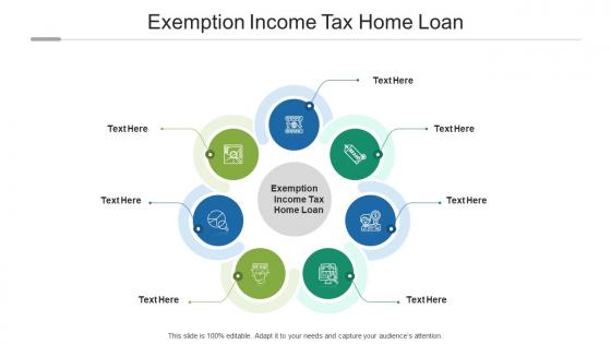 Exemption income tax home loan ppt powerpoint presentation icon infographics cpb