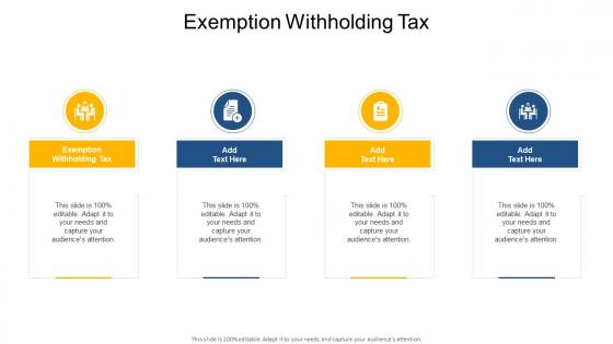 Exemption Withholding Tax In Powerpoint And Google Slides Cpb