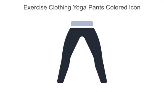 Exercise Clothing Yoga Pants Colored Icon In Powerpoint Pptx Png And Editable Eps Format