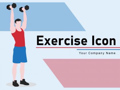 Exercise Icon Individual Person Instructing Treadmill Strengthening
