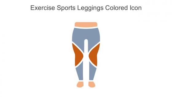 Exercise Sports Leggings Colored Icon In Powerpoint Pptx Png And Editable Eps Format