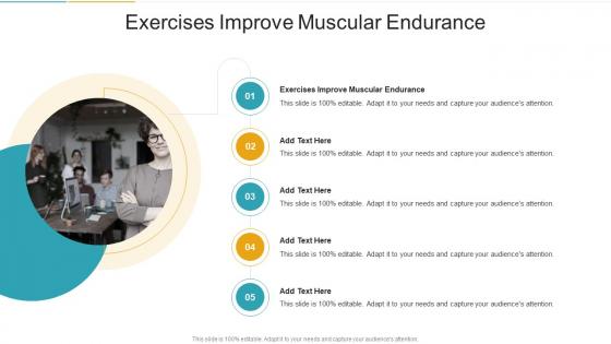 Exercises Improve Muscular Endurance In Powerpoint And Google Slides Cpb