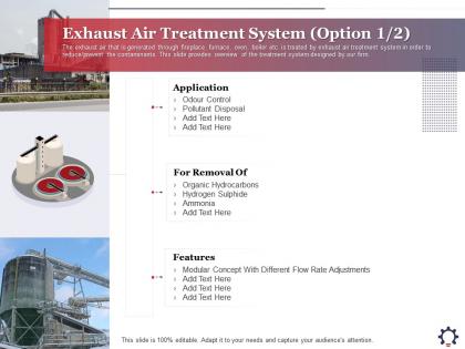 Exhaust air treatment system option pollutant ppt powerpoint presentation gallery