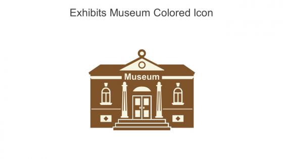 Exhibits Museum Colored Icon In Powerpoint Pptx Png And Editable Eps Format