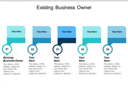 Existing business owner ppt powerpoint presentation summary visual aids cpb