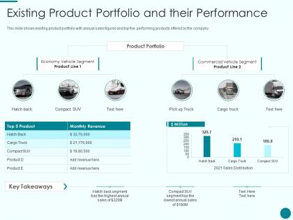Existing product portfolio and their performance new product introduction marketing plan