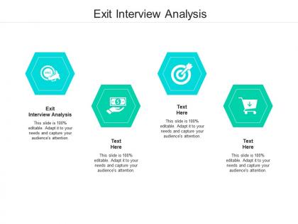 Exit interview analysis ppt powerpoint presentation styles clipart images cpb