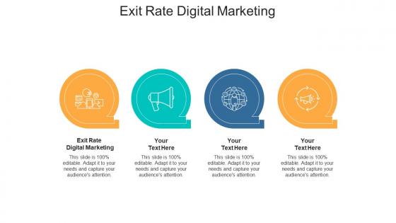 Exit rate digital marketing ppt powerpoint presentation infographics guide cpb