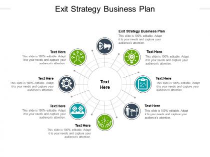 Exit strategy business plan ppt powerpoint presentation icon introduction cpb
