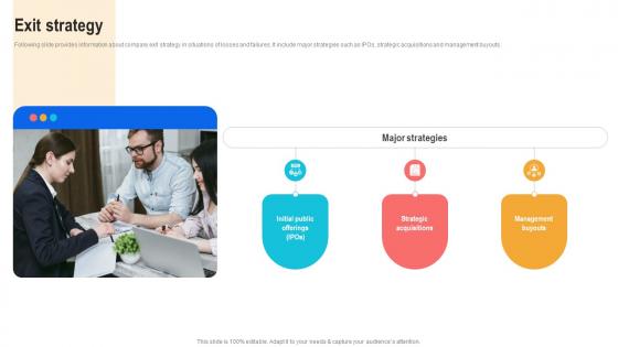 Exit Strategy Marketing Automation Strategy Platform Investment Ask Pitch Deck