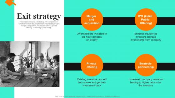 Exit Strategy Metadata Investor Funding Elevator Pitch Deck