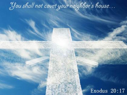 Exodus 20 17 you shall not covet powerpoint church sermon