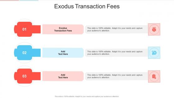 Exodus Transaction Fees In Powerpoint And Google Slides Cpb