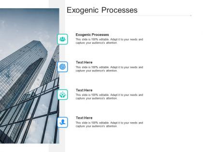 Exogenic processes ppt powerpoint presentation model graphics cpb