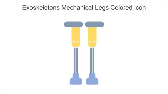 Exoskeletons Mechanical Legs Colored Icon In Powerpoint Pptx Png And Editable Eps Format