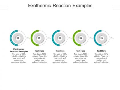 Exothermic reaction examples ppt powerpoint presentation icon show cpb