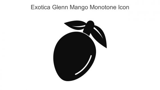 Exotica Glenn Mango Monotone Icon In Powerpoint Pptx Png And Editable Eps Format
