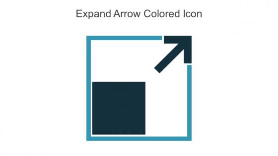 Expand Arrow Colored Icon In Powerpoint Pptx Png And Editable Eps Format