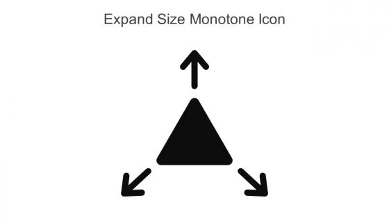 Expand Size Monotone Icon In Powerpoint Pptx Png And Editable Eps Format