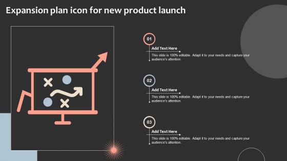 Expansion Plan Icon For New Product Launch