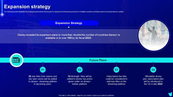 Expansion Strategy Disney Plus Company Profile Ppt Slides Designs Download