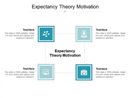 Expectancy theory motivation ppt powerpoint presentation gallery tips cpb