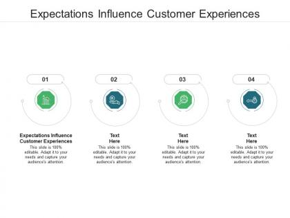 Expectations influence customer experiences ppt powerpoint presentation infographic show cpb
