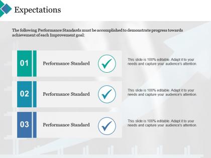 Expectations performance standard ppt powerpoint presentation outline inspiration