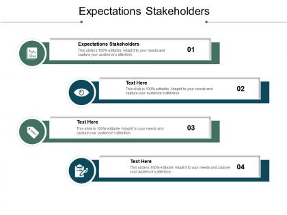 Expectations stakeholders ppt powerpoint presentation styles example file cpb